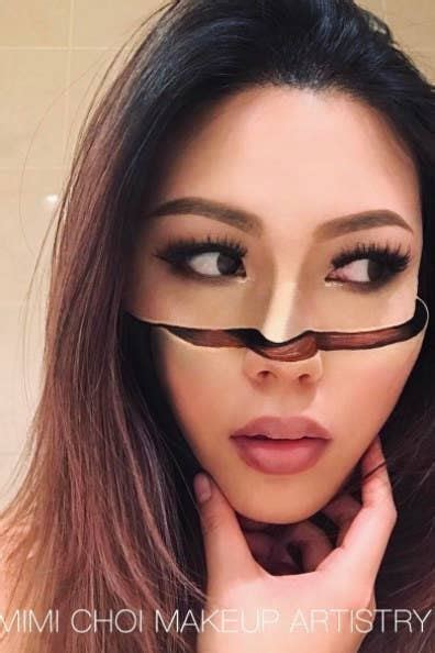 Visual illusions.  Just by using the proper makeup and brushes, you can create t...