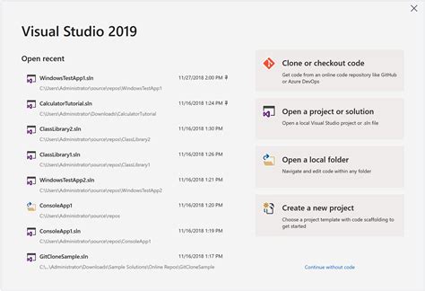 Visual studio 2019 code map missing.  Visual Studio manages its own copy of . json...