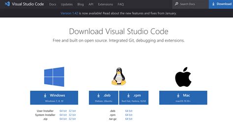 Visual studio code download. Visual Studio Code is free and available o...