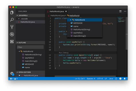 Visual studio code java. Since version 1.63, Visual Studio Code has supported the pre-release version of extensions so developers can opt in to try out the latest cutting edge features and provide feedback. We are excited to announce that the pre-release channel has been enabled for Gradle for Java and Maven for Java extension, and we will enable rest of the … 