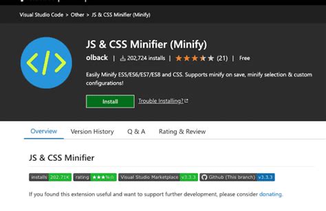Visual studio minify.  Extension for Visual Studio - Adds support for bundling and minifying...