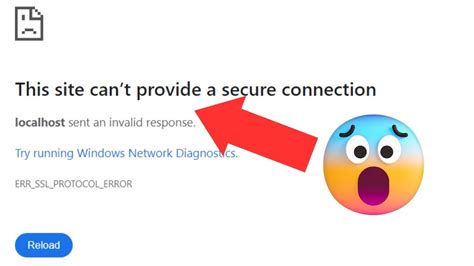 Visual studio this site can t provide a secure connection. . NET or .  Th...