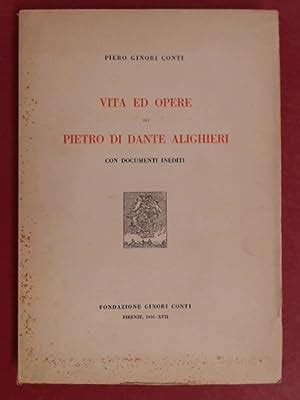 Vita ed opere di pietro di dante alighieri. - Escritores cubanos emigrados en hispanoamérica, 1868-1898.
