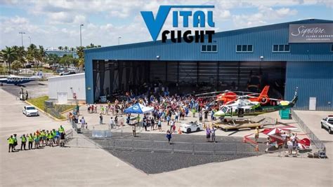 Vital Flight hosts event for special needs children at Opa Locka Airport