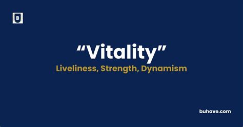 Vitality antonym. .  ...