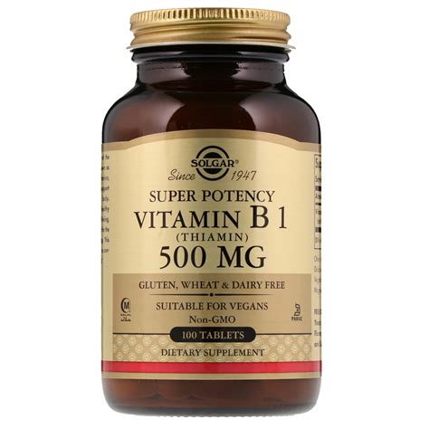 Vitamin B1 (Thiamine) Vitamins & Minerals for sale - eBay