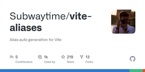 Vite alias.  Contribute to Subwaytime/vite-aliases development by creati...