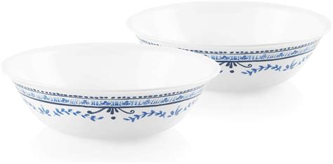 Vitrelle Coordinates 2-Qt Serving Bowl 2-Pack, Large Serving Plates ...