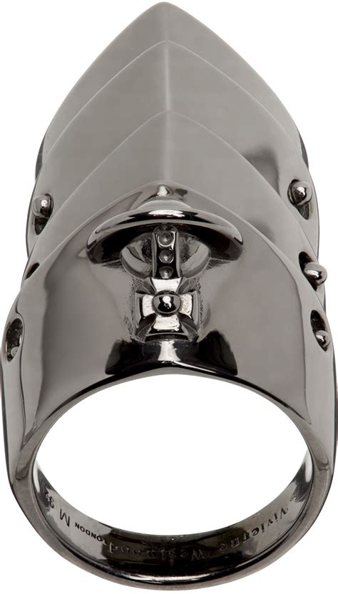 Vivienne westwood armor ring. Vivienne Westwood women's rings are expertly made by hand. We use traditional methods of engraving, piercing, fine-soldering and stone mounting to achieve the highest standard of products. Filter by. Colour Gold 1 Black 2 Silver 3 Brand Vivienne Westwood 4; Size L 1 M 2 XL 1 XS 1 XXL 2 XXS 2 Materials SILVER … 