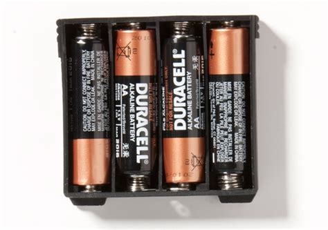 You will need four AA batteries to change the batte