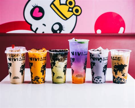 Vivis boba. Decent boba chain. Has seating but no restroom. There's a $.50 credit card surcharge. I ordered matcha boba and was tasty. Usually their milk teas are non dairy but always ask. There's plenty of boba and food options. Nothing more to really mention. 