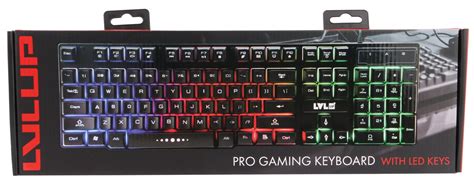 Vivitar lvlup pro gaming keyboard with led keys.  Connectivity is made...
