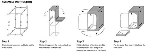 Vivosun 4x2 grow tent assembly instructions.  Problems can be resolved in time, feedbac...