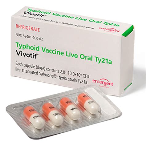 Vivotif® Typhoid Vaccine Live Oral Ty21a - Food and Drug …