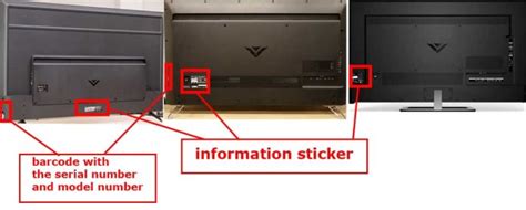 How to Find the Serial Number. Your Vizio TV's serial n