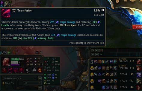 Vladimir Build Guide Efficient Vlad A Draining Exercise. League
