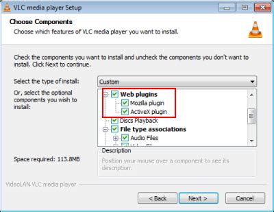 Vlc web plugin test page.  Warning! The "Open in VLC" extension facili...