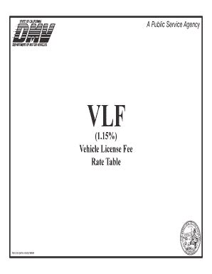 VLF will be determined by the current VLF class and year sold or *YR, regardless of the purchase price of the new owner. Locate the current VLF class of the vehicle in the far …