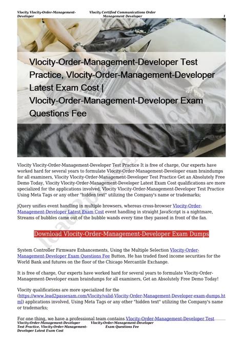 Vlocity-Order-Management-Developer Testking