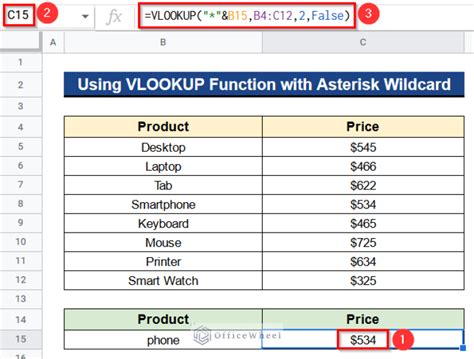 Vlookup wildcard with cell reference.  Master asterisk, question mark &amp...
