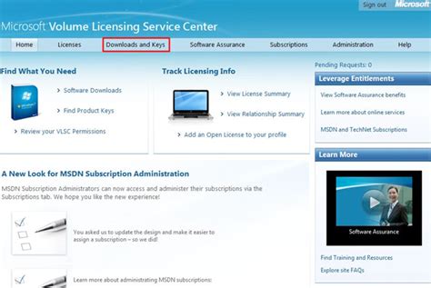 Vlsc dataset.  For more information or to contact volume licensing suppor...