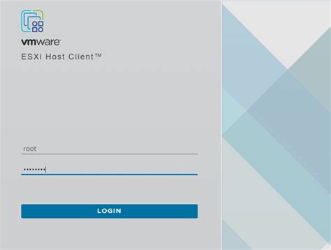 Vmware esxi login default.  The default username exists, but only one VMware ESXi does incl...
