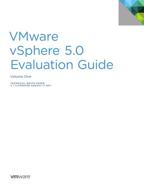 Vmware vsphere 5 0 evaluation guide. - Kenmore lavadora 80 series manual del propietario.