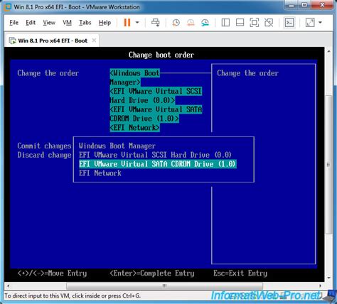 Vmware workstation change boot order. com.  The host OS owns the GPU, initializes it during...