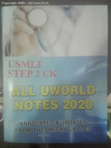 VnUSMLE com All UW Step 2ck Notes 2020 NEW