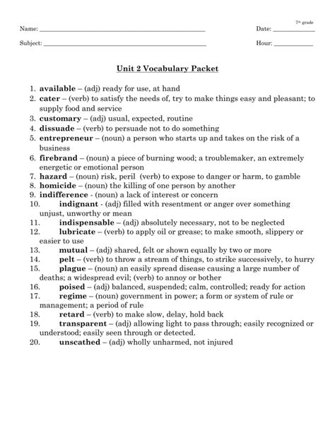  Vocabulary Workshop Level F Unit 2 answers. 60 terms. Jake_P_3. Preview. War with the Sabines Vocab. 23 terms. PatrickMorris100. Preview. Level F Unit 3 Answer. 65 ... . 