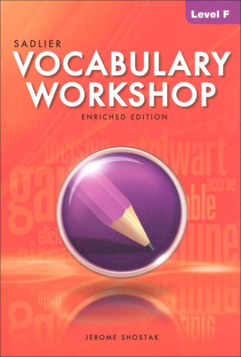 Oct 31, 2016 · Vocabulary workshop answers, vocabulary answers, vocab answers, vocab. Pages. Home; ... Level F Unit 6; Level F Unit 7; Level F Unit 8; Level F Unit 9; Level F Unit 10;
