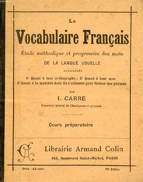 Vocabulaire français, étude methodique et progressive des mots de la langue usuelle. - 2001 mercedes benz clk class clk430 coupe owners manual.