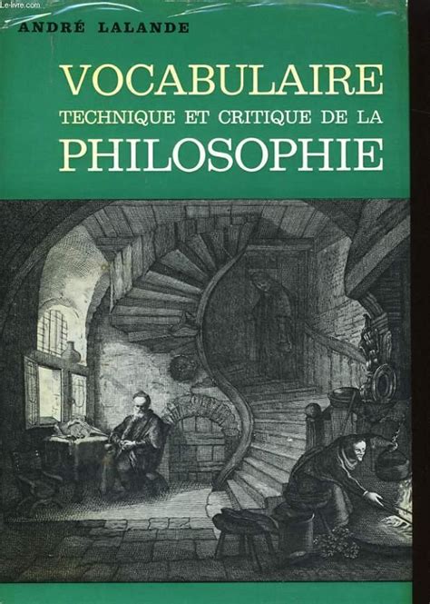 Vocabulaire technique et critique de la philosophie. - Conceptual cost estimating manual john s page.