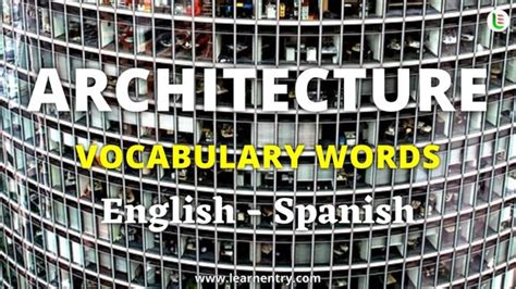 Vocabulary Guide to Architecture in Spanish