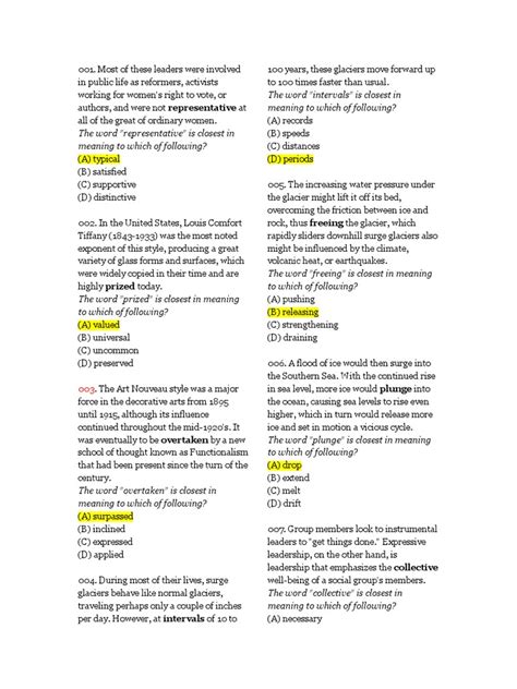 Vocabulary in context questions.  Read our complete guide here, with pra...