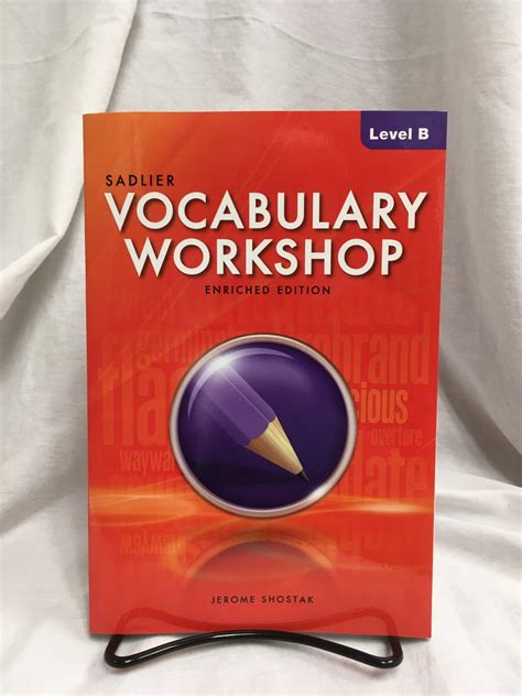  1) Vocabulary Workshop® Level A Level B Level C Level D Level E Level F Level G Level H 2) Vocabulary Power Plus® Book One Book Two Book Three Book Four 3) Wordly Wise 3000® Book 5 Book 6 Book 7 Book 8 Book 9 Book 10 Book 11 Book 12 . 