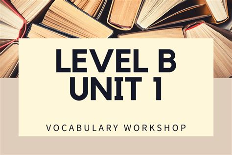 Vocabulary workshop level b unit 1 answers. Things To Know About Vocabulary workshop level b unit 1 answers. 
