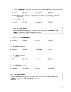 Sadlier-Oxford Vocabulary Workshop Level B Unit 6 Test. by. Funston's Middle School Language Arts. 4.9. (29) $1.00. Word Document File. Complete assessment for Unit 1 of Sadlier-Oxford Vocabulary Workshop Level B. Test includes completing the sentence, synonyms, antonyms, sentence substitution, and parts of speech.. 