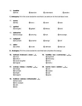 Vocabulary workshop level b unit 4. Also included in. Sadlier-Oxford Vocabulary Workshop Level B Bundle Units 1 - 15 With Answer Key. This product consists of a series of weekly unit quizzes designed to assess and reinforce students' vocabulary skills. Each quiz includes definitions, sentence completions, synonyms, antonyms and sentence construction. 