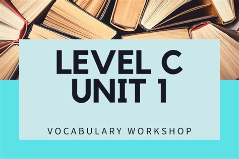 Vocabulary workshop level c unit 1 choosing the right word. 2) Vocabulary Power Plus® Book One Book Two Book Three Book Four 3) Wordly Wise 3000® Book 5 Book 6 Book 7 Book 8 Book 9 Book 10 Book 11 Book 12 VocabTest.com material based on words found in Vocabulary Workshop Level C - Unit 1 