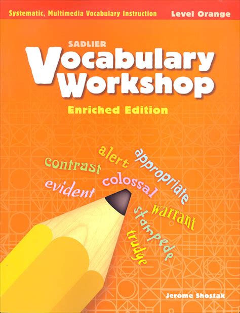Full Download Vocabulary Workshop 2011 Level Orange Grade 4 Student Edition Paperback  2011 By Sadlier 20110802 By Sadlier