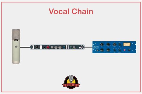 Vocal chain template.  Some of these are inserted directly on the audio c...