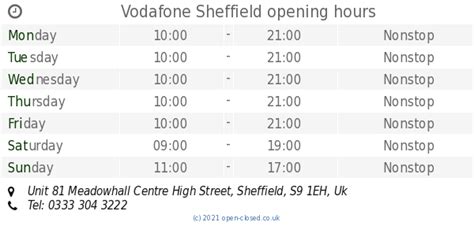 Vodafone - Brentwood - Opening Times & Store Details