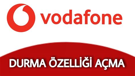 Vodafone akıllı durma özelliği