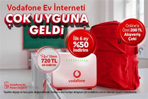 Vodafone akşamdan sabaha internet kampanyası saatleri