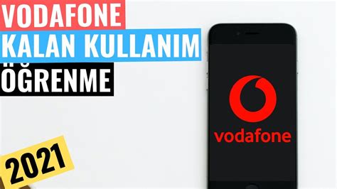 Vodafone bilgilerimi öğrenme