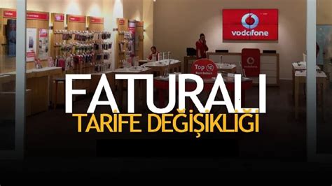 Vodafone faturalı tarifeler