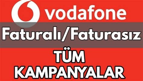 Vodafone faturalıya hat taşıma