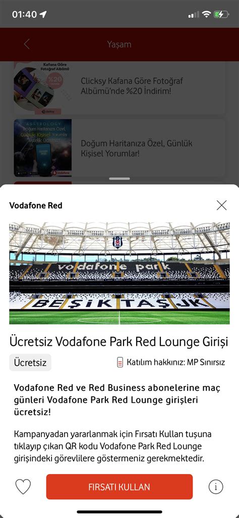 Vodafone red giriş