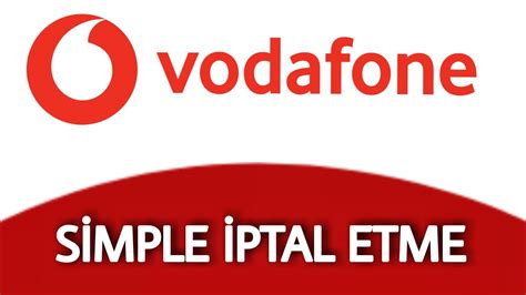 Vodafone tarife nasıl iptal edilir